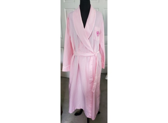 Pretty In Pink! AMAZING Vintage Bill Blass Monogrammed Robe