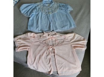 Set Of 2 Vintage Bed Jackets