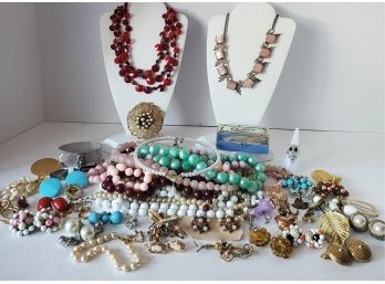 Vintage Time Capsule Jewelry Lot 40s-70s Including Gold Filled