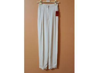 AND THE VALENTINO NIGHT VINTAGE PANTS HIGH WAISTED SILK
