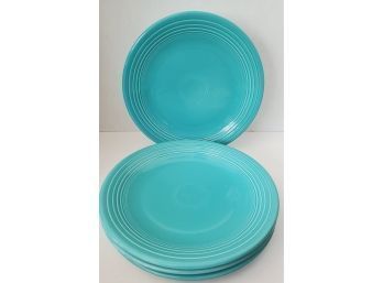 Look At That Turquoise! Vintage Fiestaware Dinner Plates