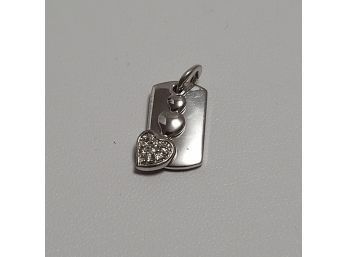 Cutie Small Sterling Silver Pendant Or Charm