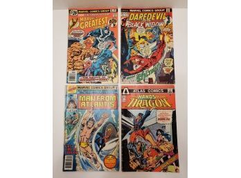 Vintage Marvel And Atlas Comics Including Daredevil And The Black Widow Lot