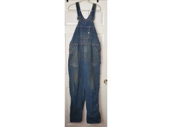 Well, Well, Well Loved Vintage Late 60s Early 70s Men's Lee Jet Denim Overalls