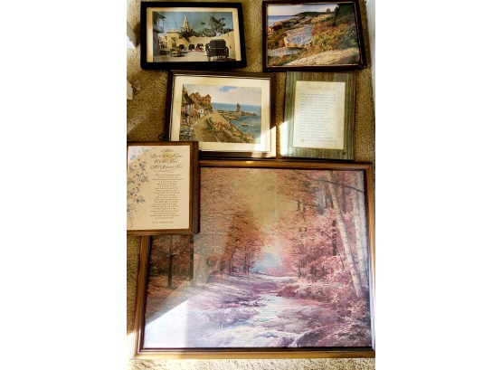 Assorted Vintage Wall Art