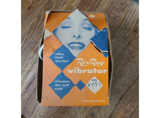 OMGGG Vintage Rex-Ray Vibrator In Box