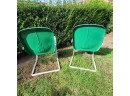Original Midcentury Metal Chairs THEY WERE KEPT INSIDE