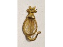 Vintage Kitty Cat Brooch