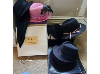 6 More Vintage Hats THE BLACK THAT TIES UNDER YOUR CHIN