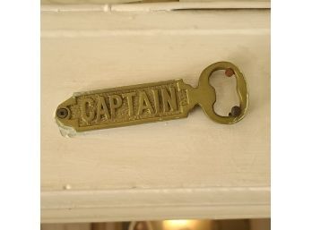 Vintage Captain Bottle Opener