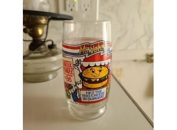 1986 McDonald's McVote Glass