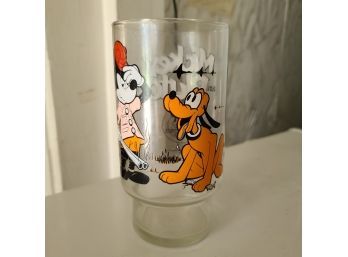 Oversized Vintage Mickey Mouse Club Glass