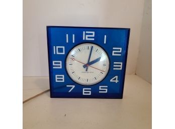 Vintage Blue Lucite GE Kitchen Clock