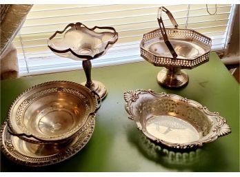 Vintage Silverplate Accent Serving Pieces
