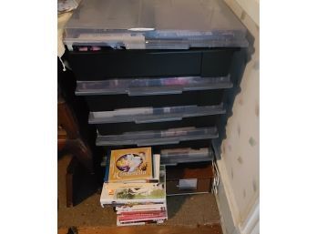 Huge Amount Of VHS And A Couple Dvds In Storage Containers