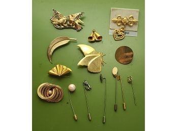 Vintage Brooch And Pin Collection