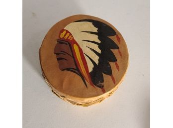 Small Handpainted Native American Drum