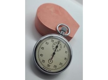 Vintage Stopwatch With Case WORKS AMAZING!