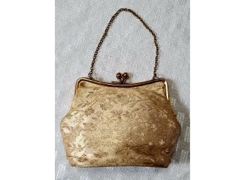 Small Vintage Gold Evening Bag