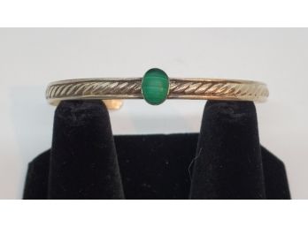 Vintage Sterling And Turquoise Cuff Bracelet