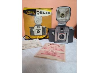 1964 Delta Flash Camera With Box Vintage Prop!