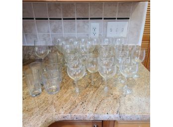 Glassware Including Wine Glasses