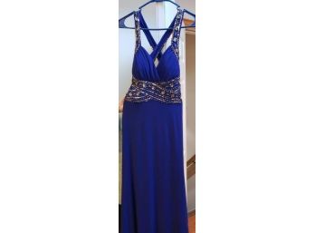 Blue Evening Gown XS Hailey Logan By Adrianna Papelli