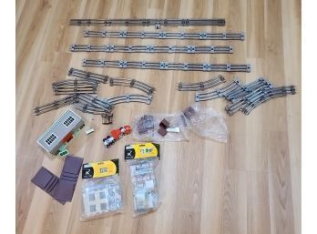 Vintage Metal Lionel Train Tracks And Accessories