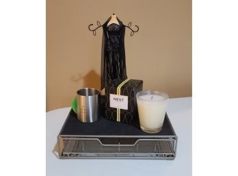 Home Items Including New Nest Candle And Jewelry Holder