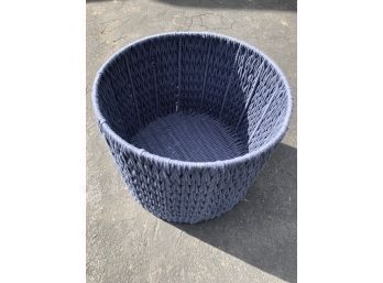 Woven Blue Decorative Basket 18'