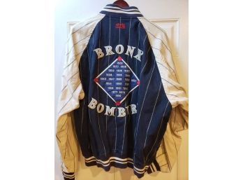 Retro NY Yankees Bronx Bombers Track Jacket