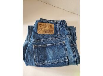 You Betcha There's Another Pair! Vintage 80s Forenza Jeans  Dark Blue