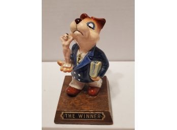 Boobie Prize! Vintage Kitsch Ceramic Award