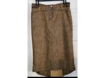 LOVE! Vintage Cappopera Wool Blend Skirt Made In Italy