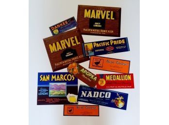 Retro Classic Advertisements Box Labels