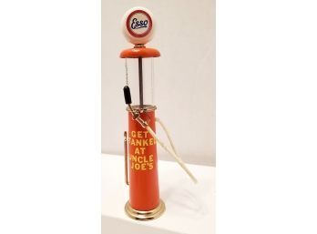 Vintage Mini Roy Elder Metal Esso Gas Pump