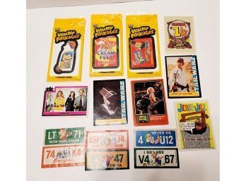 2014 NIP Wacky Packages Stickers, Vintage Cards And Disney Stickers All In Excellent Condition