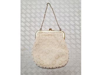 1950s Beaded Purse Complete With Mirror
