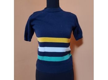 CUUUUTE Vintage Short Sleeved Women's Fitted Sweater