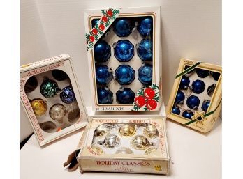 Vintage Glass Christmas Ornaments Including Holiday Classics