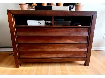 B.K Home Furnishings Midecentury Styled Wood Dresser TV Stand Credenza