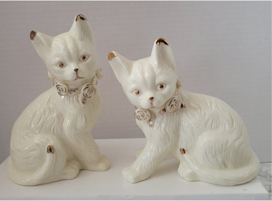 Just When You Thought You Saw All The Cats Lol Vintage Formalities By Baum Bros. Porcelain Kitties