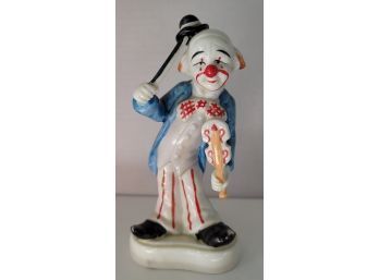 Vintage Homco Porcelain Clown Figurine Excellent Condition