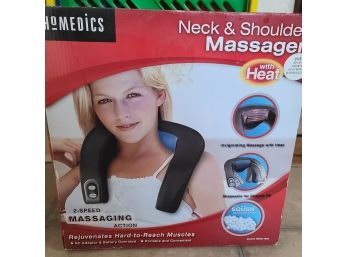 NIB Homedics Neck And Shoulder Massager TREAT YO SELF