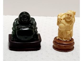 Vintage Stone Carved And Resin Figurines