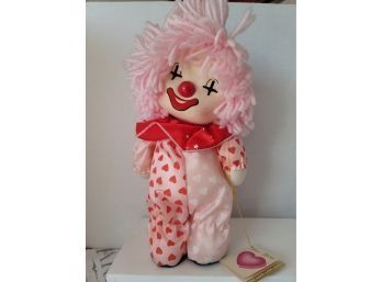 Vintage 1986 Poter Musical Clown With Original Tags