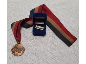 1993 Medal And NRA Golden Eagle Pin
