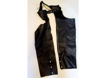 Like New Blizzard Leather Chaps XL