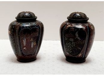 Pair Of Japanese Antique Tea Caddies