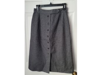 You've Got To See The Lining In This Skirt! Union Label Vintage Evan Picone For B. Altman Wool A Line Skirt